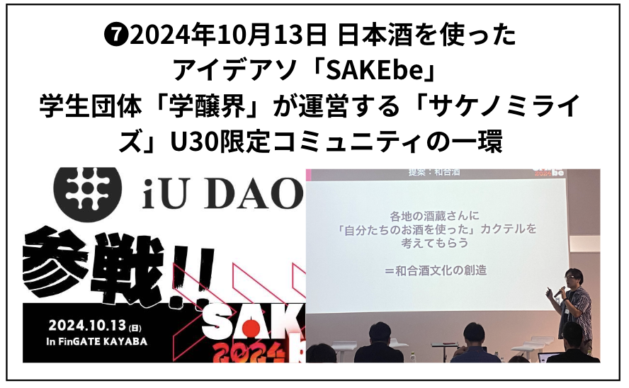 日本酒を使ったアイデアソン「SAKEbe」