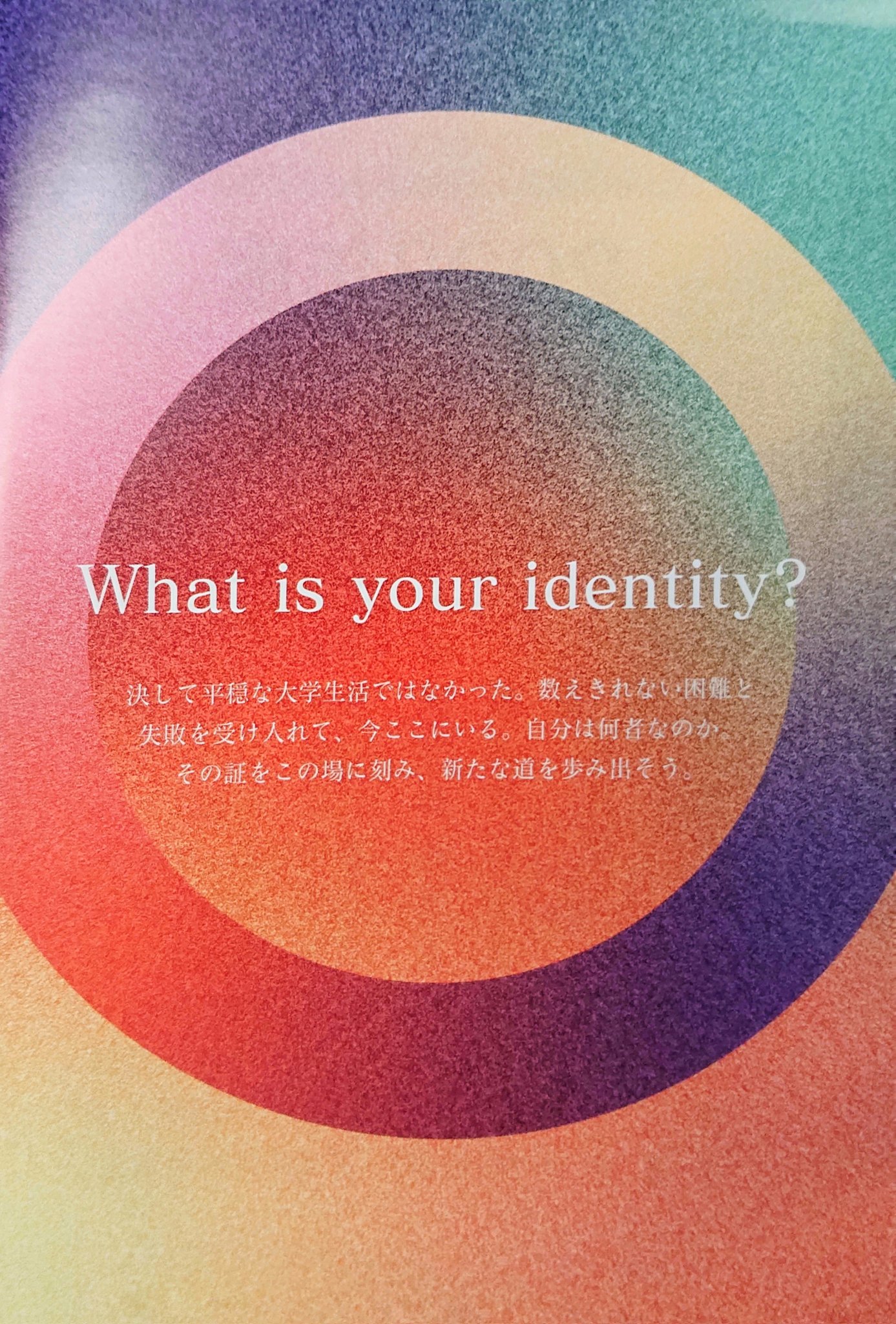 What is your identity? のビジュアル